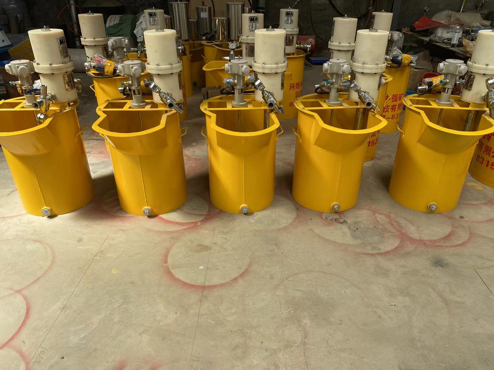 10套ZBQ-32/3.0礦用氣動注漿泵發(fā)貨啦！